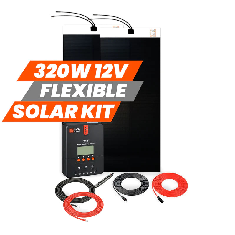 320 Watt Flexible Solar Kit