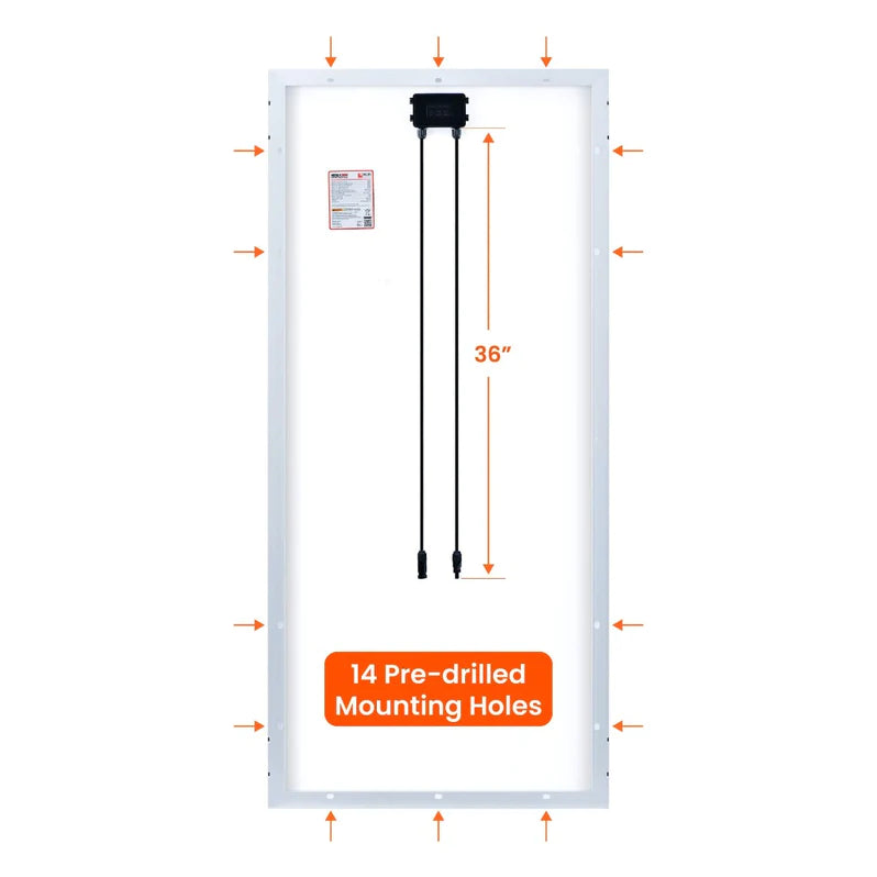 RICH SOLAR MEGA 200 Watt 12 Volt Solar Panel