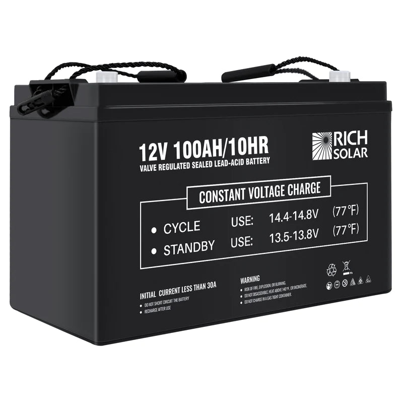 12V 100Ah Deep Cycle AGM Battery